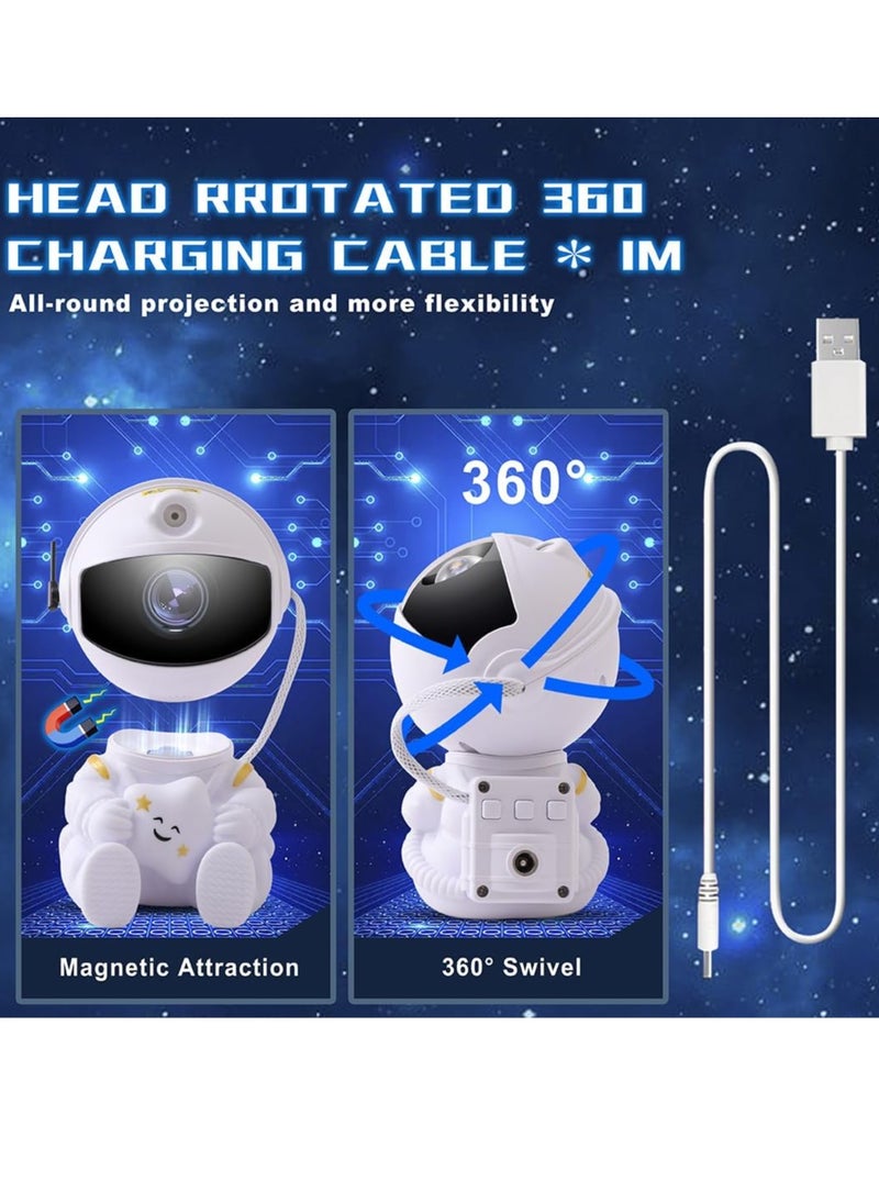 Remote Control and 360 Adjustable Design Universe Nebula Astronaut Galaxy Projector,for Baby Children Adults Youth Bedroom, Living Room and Game Room