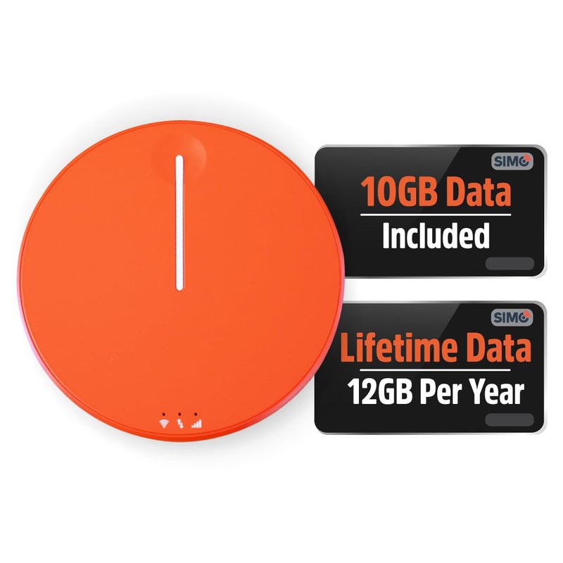 SIMO Solis Hero 4G LTE Hotspot Includes Lifetime Data 12GB Per Year and 10GB Global Data Access Multiple Carriers Internet in 140 Countries No Contract Mobile WiFi for Travel - Image 2
