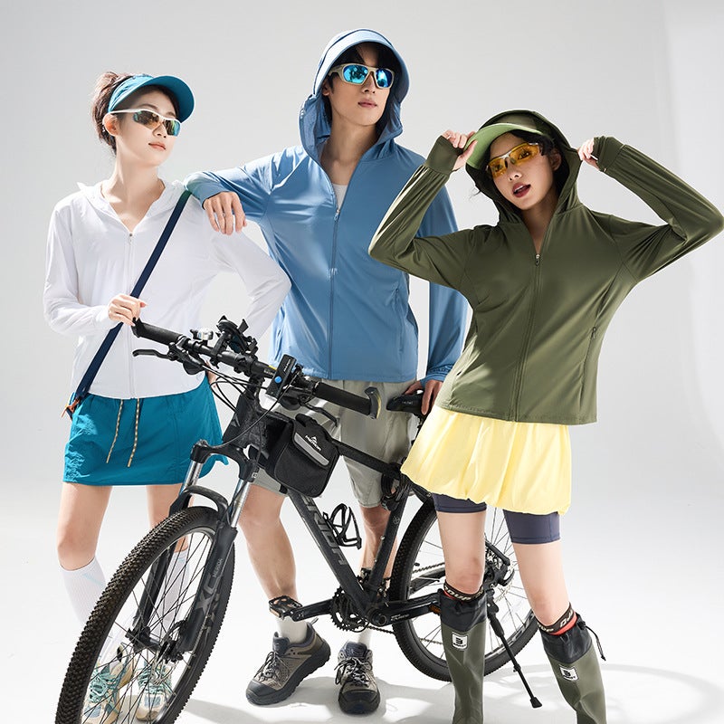 Ge Deng Custom UPF50+ Women's Sun Protection Jacket Ice Silk Breathable Print Logo - Image 2