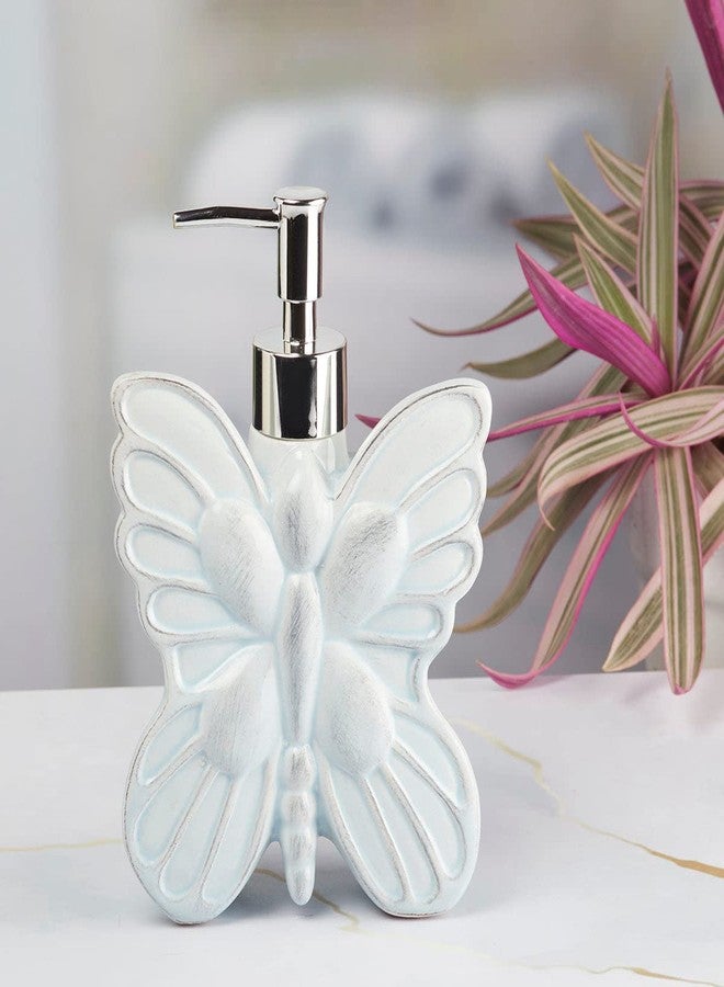 Kookee Ceramic Soap Dispenser with Pump for Kitchen, Bathroom, & Wash Basin, Designer Refillable for Liquid Handwash, Shampoo & Lotion, Leakproof, Set of 1 (7682) - Image 1