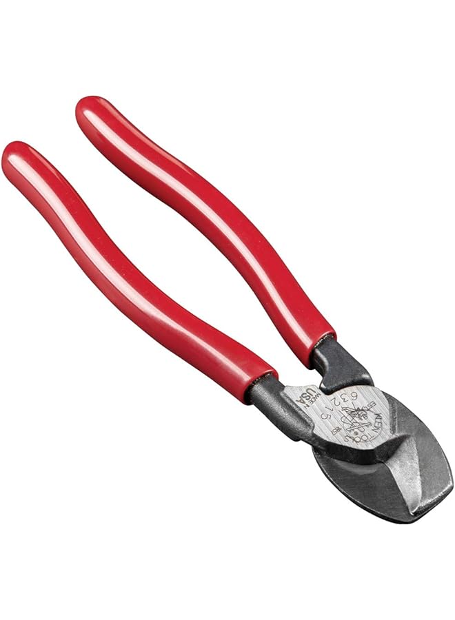 Klein Tools 63215 Cable Cutter High Leverage 6.5 Inch Compact Forged From Us Made Steel Ideal For Cutting Aluminum And Copper Cable - Image 1