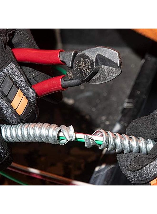 Klein Tools 63215 Cable Cutter High Leverage 6.5 Inch Compact Forged From Us Made Steel Ideal For Cutting Aluminum And Copper Cable - Image 4