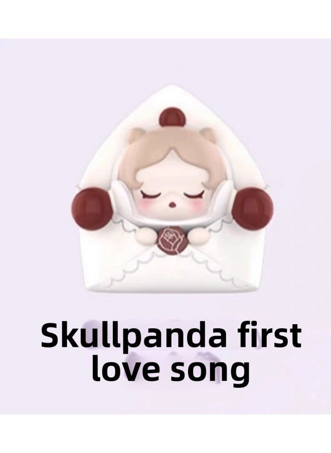 Bubble Mart POP BEAN Love Letter Valentine's Day Cute Series Doll Bubble Mart Cute Sitting Blind Box-Color:SP [Valentine's Day Limit]]  - Image 1
