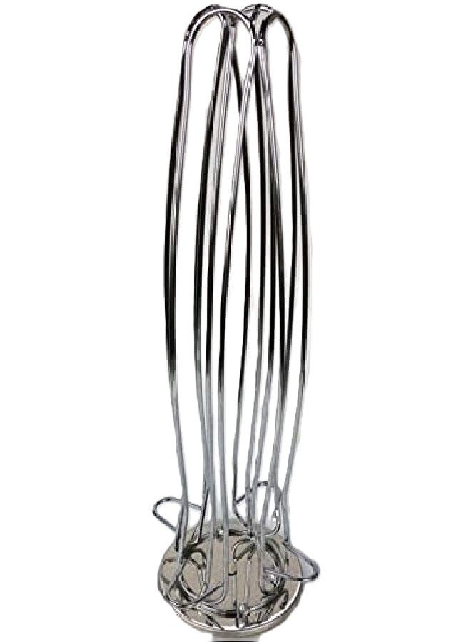 Rahalife Coffee Capsule Holder 40 Pods Silver 360-Degree Rotation  - Image 1