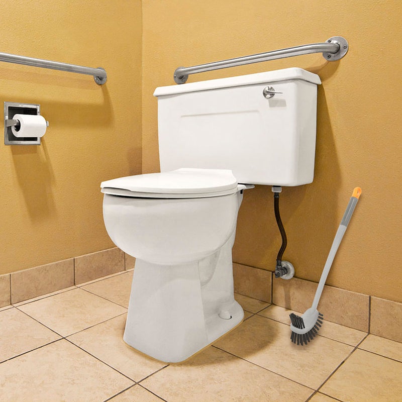 🚽 فرشاة مرحاض بمقبض طويل مجموعة 8 قطع لتنظيف الحمام بألوان متعددة لصيانة فعالة - Image 4
