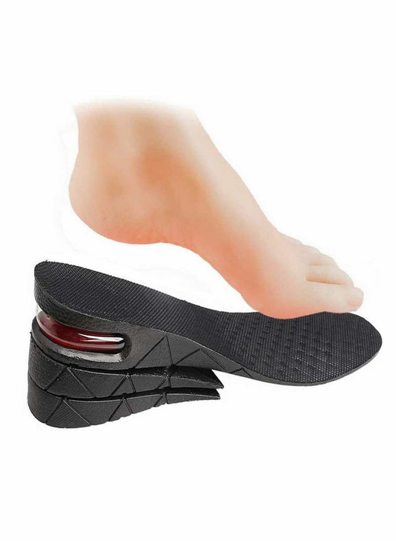 Y&D Height Increasing Shoe Insole, 7 cm Adjustable 3-Layer Orthotic Air Cushion Heel Insert Increase Insole for Men Women (1 Pair) - Image 1