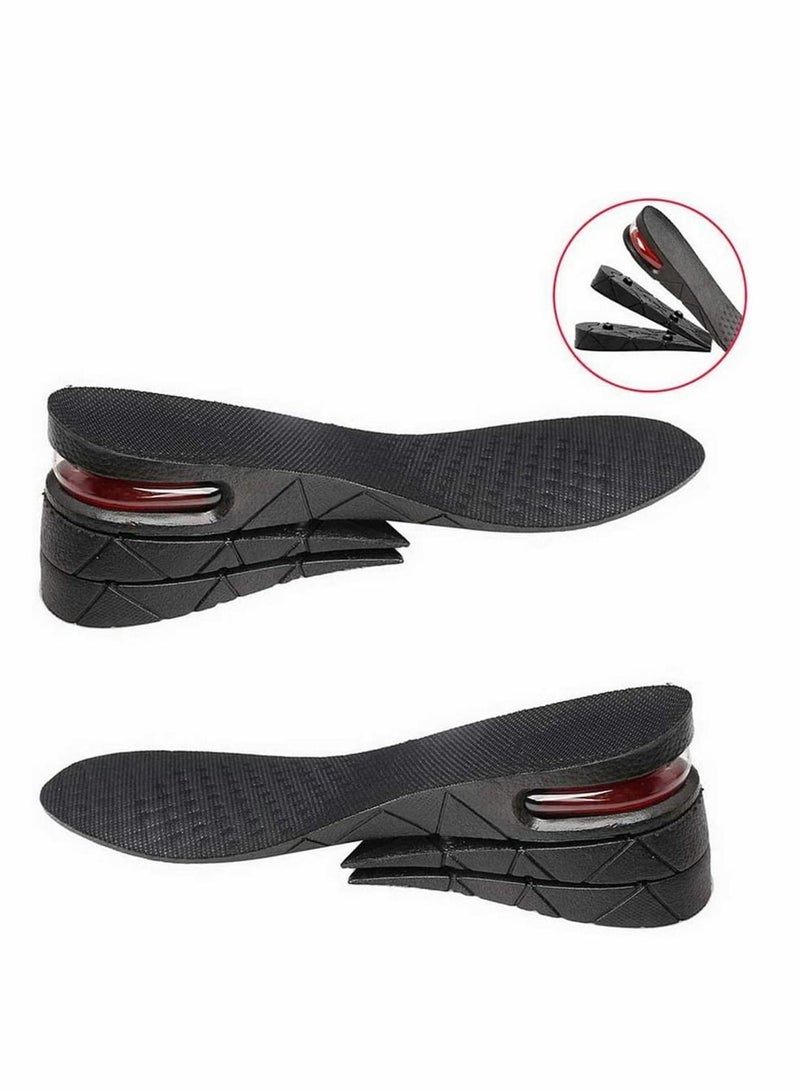 Y&D Height Increasing Shoe Insole, 7 cm Adjustable 3-Layer Orthotic Air Cushion Heel Insert Increase Insole for Men Women (1 Pair) - Image 3