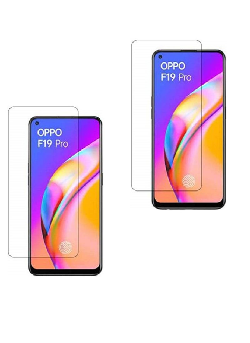 2 Pieces  Tempered Glass Screen Protector Clear Designed For Oppo Reno5 Z Full Screen Coverage And Bubble Free - Image 1