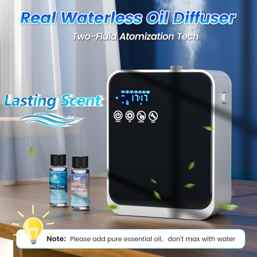 AROMAUKO Waterless Essential Oil DiffuserHotel Aromatherapy Scent Diffuser with Smart APP Touch Screen1500 sqft Coverage250mlLarge Room Oil Diffusers for Home Hotel CollectionValentines Day Gift - Image 5