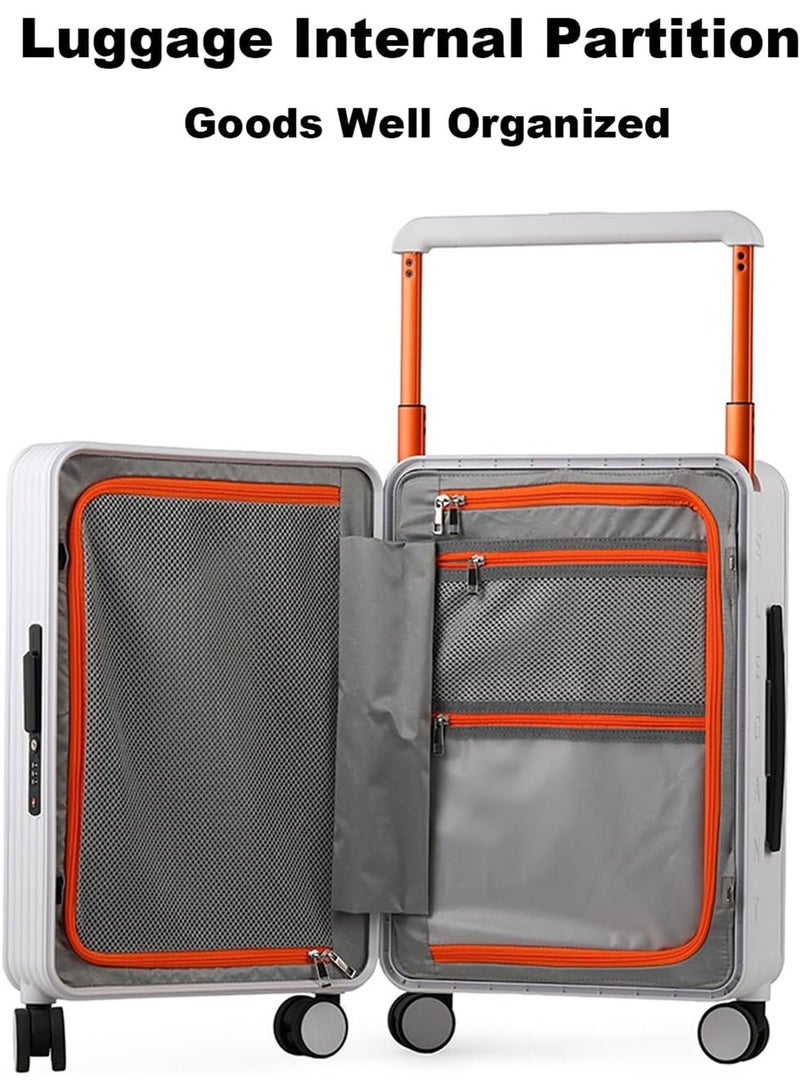GT-Wheel Luxury Travel Luggage with USB And Type C Port ABS PC Material Durable Lightweight and Stylish Design - Image 4