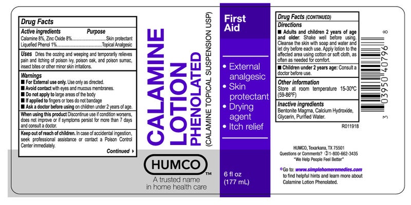 هومكو Humco 040796001 Calamine Lotion, 6oz - Image 2