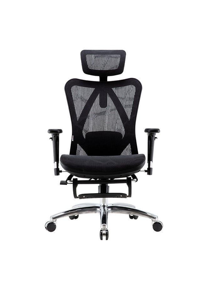 SIHOO SIHOO M57B Office Seats 3D Armrests Back Support Chair Ergonomic Chair with Footrest  - Image 1