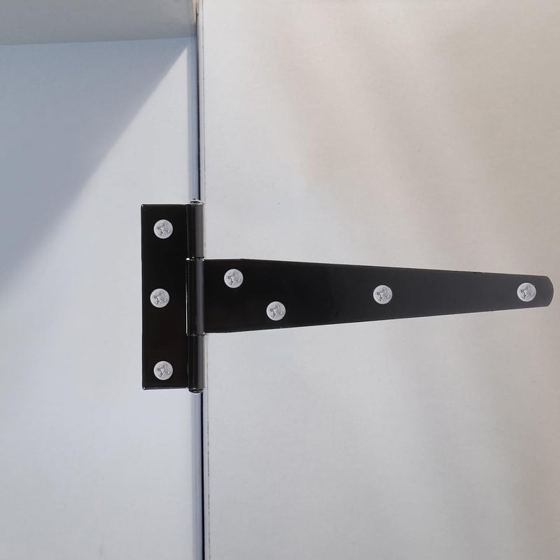 Healeved Heavy Duty 6-inch Gate Hinge Low-Carbon Steel Door Hinge Indoor and Outdoor Use Suitable for Villa Fence Garden Gates - Image 5
