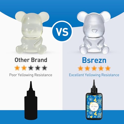 Bsrezn 600g UV Resin Hard, Crystal Clear Premixed UV Glue for Jewelry Making (100g x 6) - Image 4