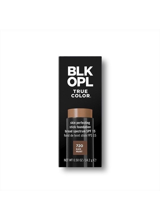 Black Opal BLK/OPL TRUE COLOR Skin Perfecting Stick Foundation SPF 15, Black Walnut — hypoallergenic, cruelty-free  - Image 2