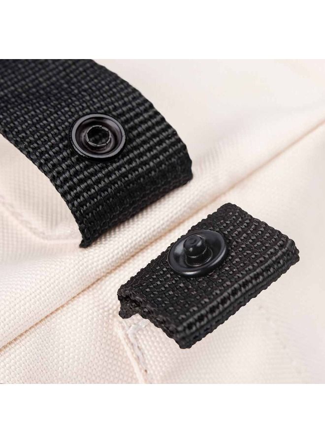 notabag Crossbody Bag | Multi-functional Bag, Fashionable, Foldable, Washable, Eco-Friendly, Worn over Shoulder, Across Body, Hand, Around Waist, for Daily Use, Work, Travel, Shopping - Cream - Image 5