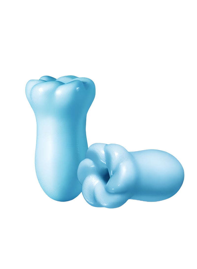 EARMOR E06 Blue Floral Sleep Earplugs, Single Size (3 Pairs), 36dB SNR, Nano‑Soft Foam + AirSkin, ~60s Slow‑Rebound, Side‑Sleeper Comfort Ear plugs for Sleeping, Reusable, Small Size Fit for Women & Kids, Exquisite Packaging, Soundproof Quiet for Deep Focus, Work, Travel, Study & Festivals, Beautiful Box — Ideal Gift for Ramadan, Valentine’s Day, Mother’s Day - Image 5