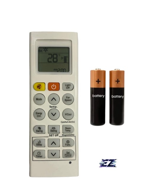 AC Remote No. 36P (No Backlight), Compatible/Replacement for LG AC Remote Control – Exact Match for LG Air Conditioners – Easy-to-Use, Reliable, Full Functionality Restored