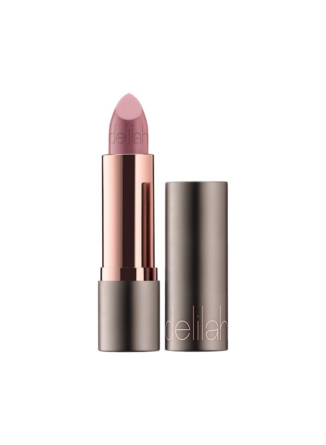 delilah  Colour Intense Cream Lipstick - Delivers Instant Color Payoff - Nourishes And Protects Lips - Semi Matte Finish - Glides On Smoothly - Vegan Friendly - Paraben Free - Honesty - 0.13 Oz - Image 1