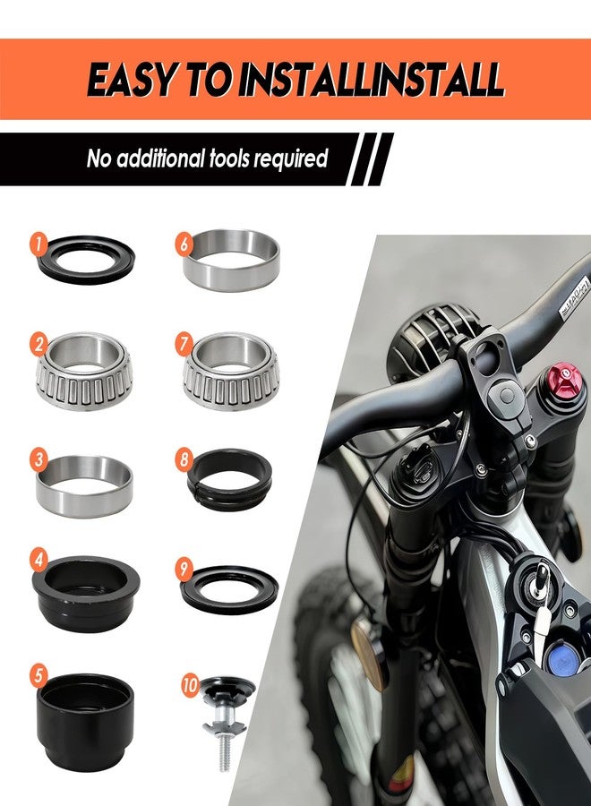Tordale Upgraded Motorcycle Headset Fork Bearing Kit for Surron Light Bee X/S, Sur Ron Off - Road Dirtbike Original Motorcycle Accessories, Tapered Roller Bearing Kit, Sur - Ron Parts - Image 4