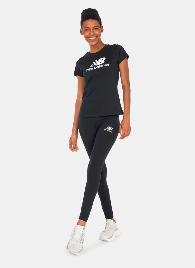 New Balance Women's Essentials Stacked Logo T-Shirt