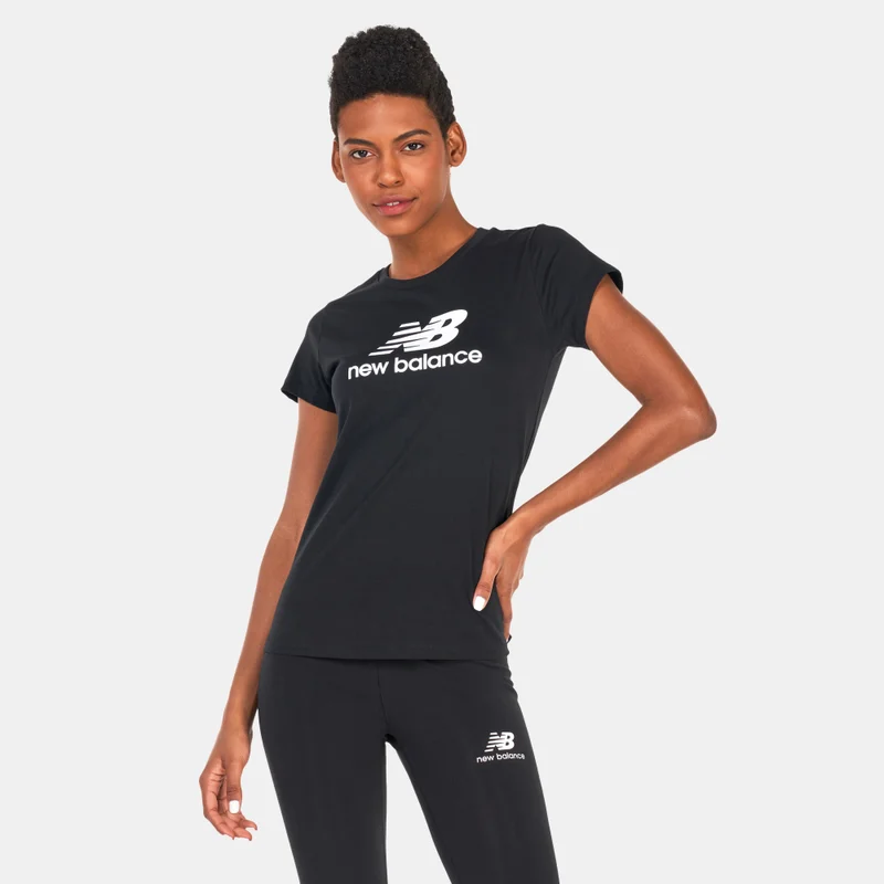 New Balance Women's Essentials Stacked Logo T-Shirt