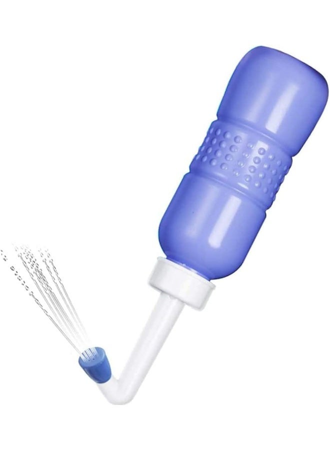 Large Portable Shattaf Bidet Bottle and Traveling Bidet for Personal Cleansing Use - Include Extended Nozzle - Personal Hygiene Care Toilet Bidet Spray -650ml Purple