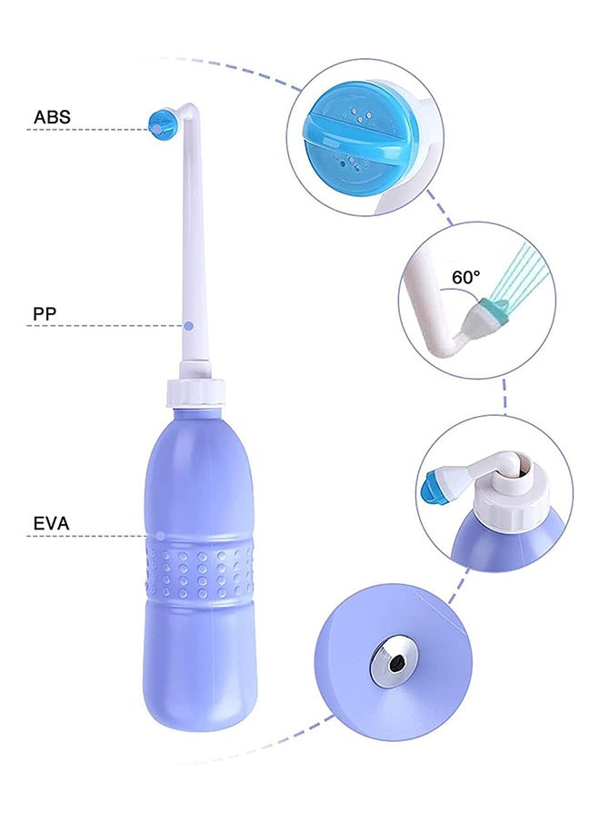 SKY-TOUCH - SKY-TOUCH Large Portable Shattaf Bidet Bottle and Traveling Bidet for Personal Cleansing Use - Include Extended Nozzle - Personal Hygiene Care Toilet Bidet Spray - Image 1