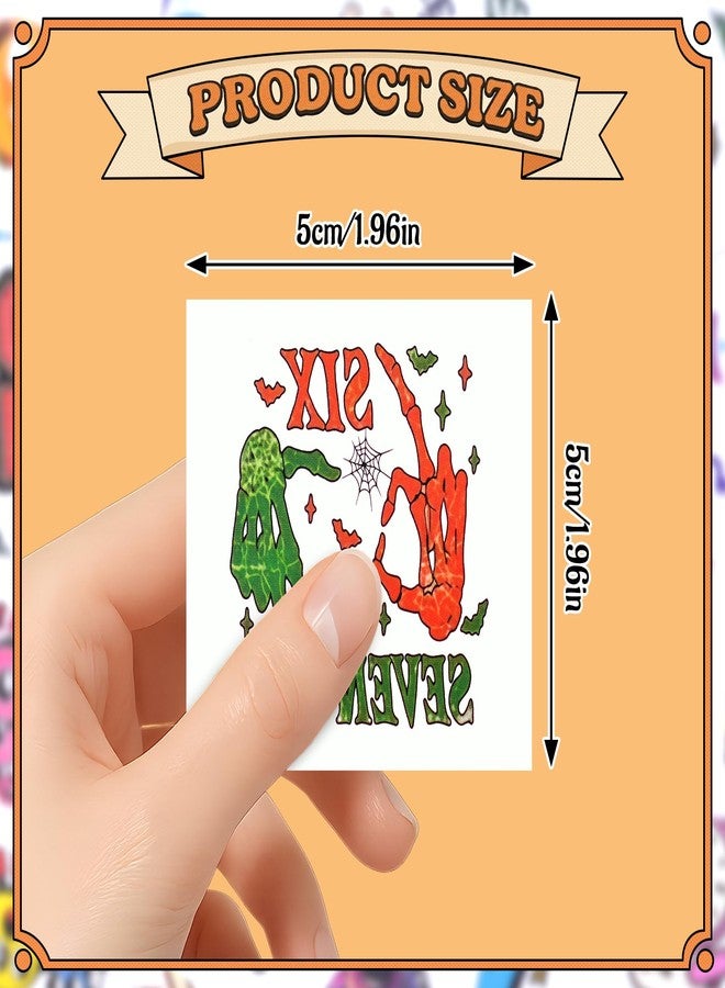 ROPCIA 90 PCS 6 7 Temporary Tattoos Stickers 6 7 Birthday Decorations,Six Seven Themed Tattoos Stickers Party Decoration Supplies for Adults - Image 4
