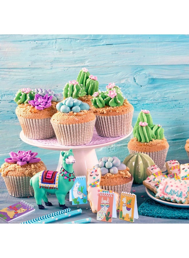 Containlol 24 Pieces Llama Mini Notebooks Summer Birthday Party Favors Memo Spiral Tiny Cactus Notepads Bulk Teacher Classroom Reward Prizes Pinata Gift Bags Fillers Supply For Boys Girls Birthday Party Supply - Image 5