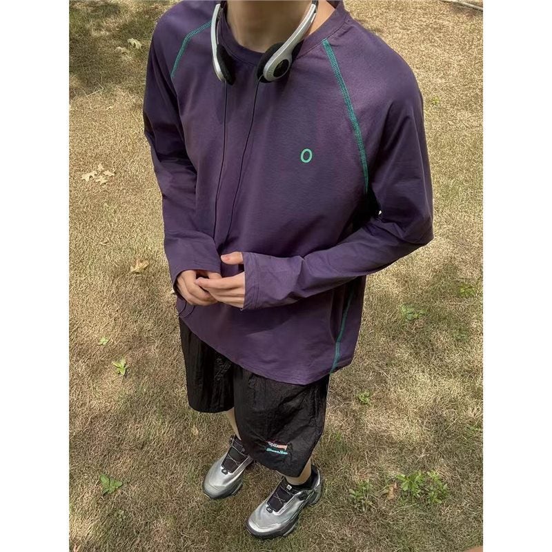 American Style Long Sleeve T-Shirt with Quick-Dry Fabric - Image 3