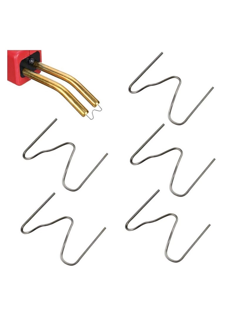 Y&D 500PCS Welding Rods Hot Staple Wave Staples for Bumper Repair Machine, Plastic Stapler Stainless Steel All Cars M-Shaped 0.6mm - Image 1