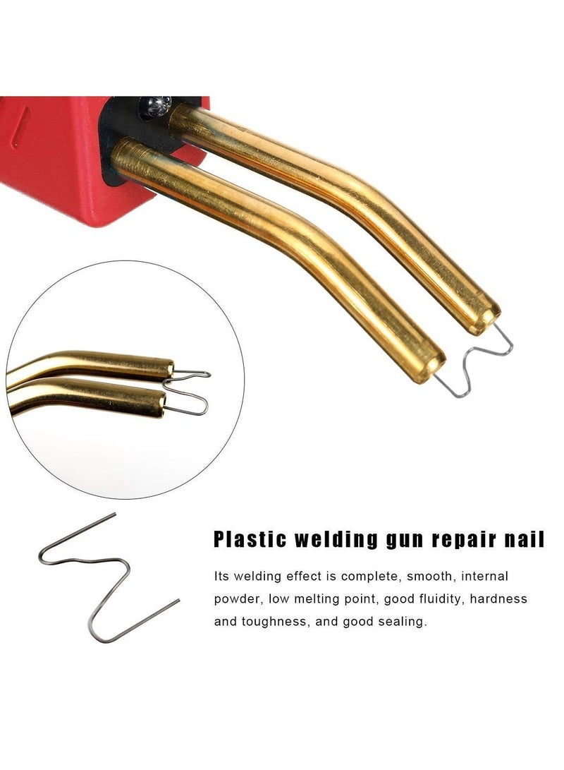 Y&D 500PCS Welding Rods Hot Staple Wave Staples for Bumper Repair Machine, Plastic Stapler Stainless Steel All Cars M-Shaped 0.6mm - Image 3