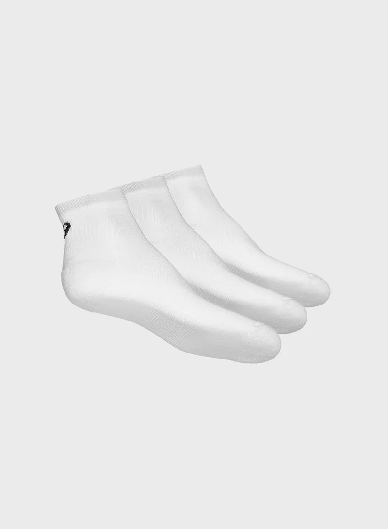 asics 3 Pack Quarter Socks