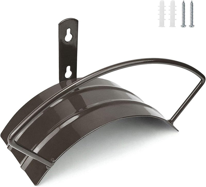Eastrans Wall Mounted Garden Hose Holder Hold 125ft 3/4" Hose, Durable and Heavy Duty Rust-Free Hose Hanger for Water Hose, Keep Your Backyard Neat and Clean - Image 1