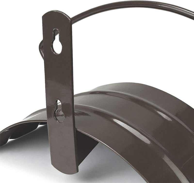 Eastrans Wall Mounted Garden Hose Holder Hold 125ft 3/4" Hose, Durable and Heavy Duty Rust-Free Hose Hanger for Water Hose, Keep Your Backyard Neat and Clean - Image 3