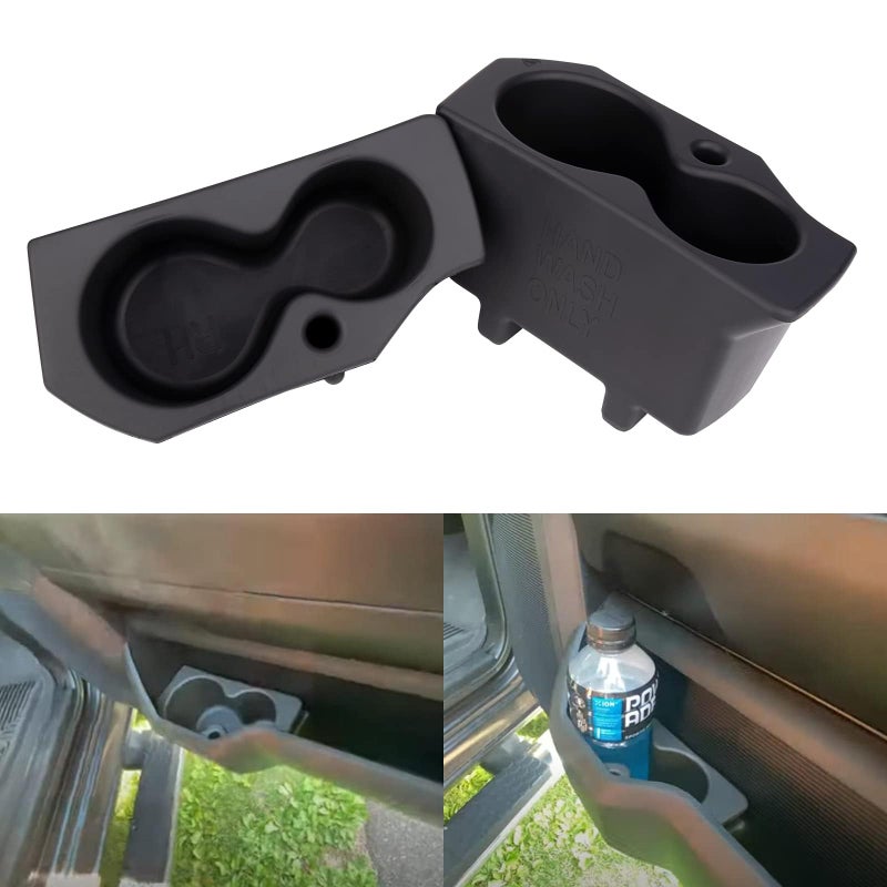 ONER AUTO PARTS ONER Left and Right Pair of Foam Door Cup Holder,Compatible with 2009-2018 Dodge Ram 1500 2009-2022 Ram 2500 3500 2016-2022 Ram 4500 5500,Replace #5NN24XXXAA 1LD23XXXAA - Image 2