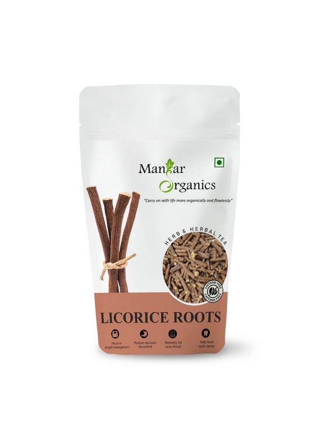 ManHar Organics Licorice (Mulethi) Sticks 1Kg | Jethi Madhu | Yashtimadhu | glycyrrhiza glabra | Atimadhuram/Athimadhura Ayurvedic Herbal Root | Natural Remedy for Cough, Digestion & Immunity - Image 1