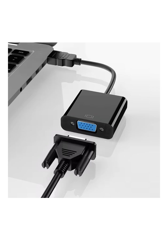 FUJISHKA USB 3.0 to VGA Adapter – Compact Male to Female Converter with CD Driver for High-Resolution Displays, Monitors, Projectors, and TVs – Supports Windows 11/10/8.1/8/7 - Image 2