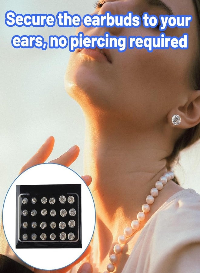 piercing 12 PCS Magnetic Ear Studs for Men, Magnet Earrings, Magnetic Earrings for Men Non-Piercing Fashion Jewelry Set with Secure Hold - Image 2