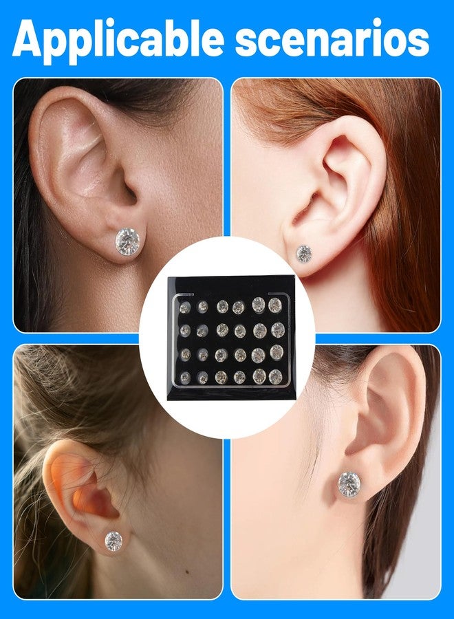 piercing 12 PCS Magnetic Ear Studs for Men, Magnet Earrings, Magnetic Earrings for Men Non-Piercing Fashion Jewelry Set with Secure Hold - Image 5