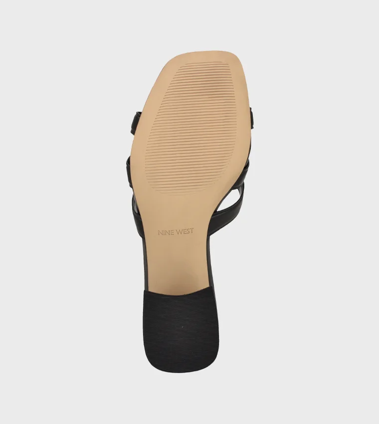 ناين ويست WNGRITT3 BLACK Women Heel Sandals