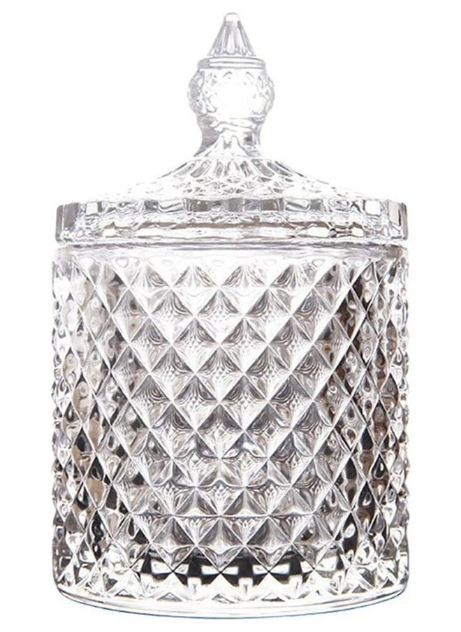 AKDC - Lawei 2 Pack Candy Dish With Lid Acrylic Decorative Candy Jar Crystal Covered Sugar Bowl For Candy Buffet Party Wedding Home Decoration - Image 1