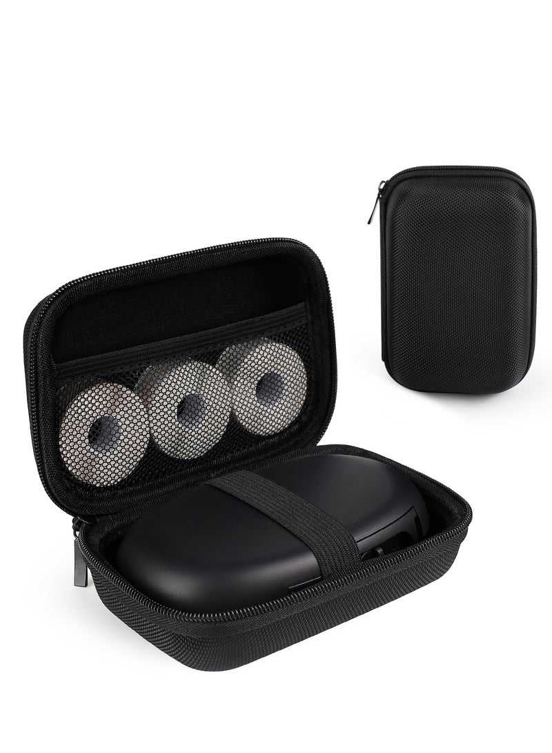 SYOSI Storage Case for Organization Protection of Mini Bluetooth Label Printer, Hard Storage Case Durable Shockproof Waterproof Label Maker Case, Oxford Hard Carrying Case Black (Case Only) - Image 1