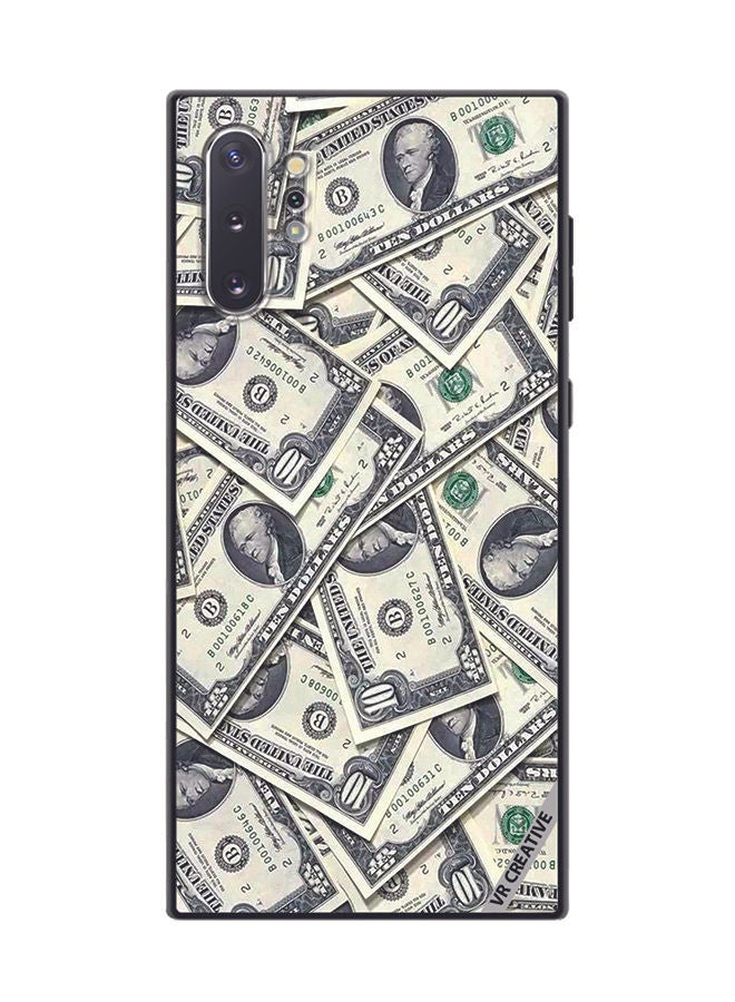 VR CREATIVE Protective Case Cover For Samsung Galaxy Note10 Plus 5G Money Design Multicolour - Image 1