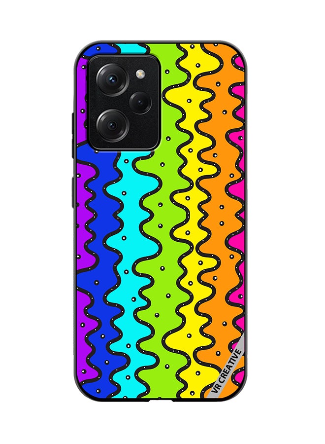 VR CREATIVE Protective Case Cover For Xioami Pcoo X5 Pro Color Strip Design Multicolour - Image 1