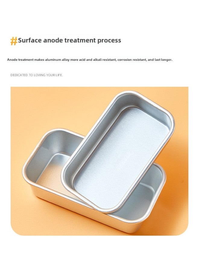 Baking Toast Bread Mold Brownie Cake Small Toast Box Homemade Luncheon Meat Steamed Oven With Songhua Chicken Leg-Colour:Brownie Anode Mold A03 (about 500ml) - Image 3