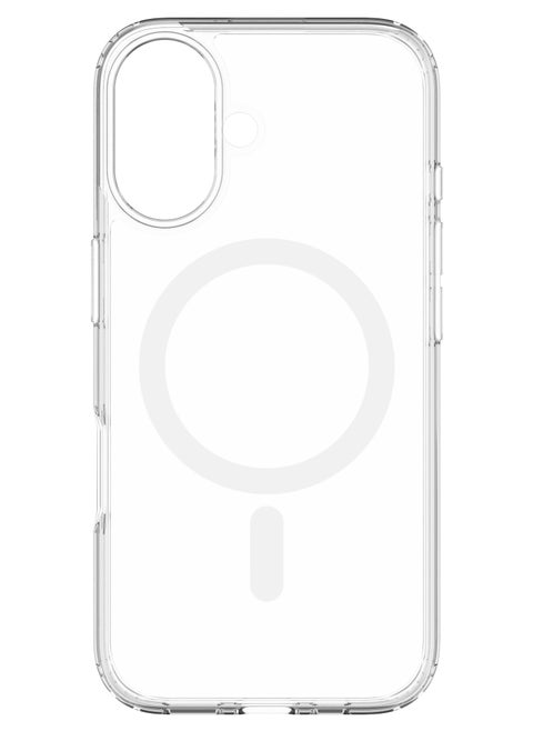 Hybrid Drop + Snap Military-Grade Clear Case for iPhone 16 – 3M Drop Protection, Eco-Friendly 100% Recycled TPU Frame, MagSafe Compatible, Ultra-Thin Design, Seamless Wireless Charging, Anti-Yellowing, and Sustainable Durability