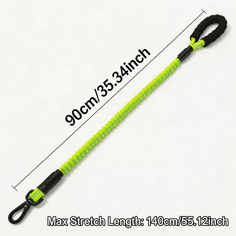 Orange Medium Large P Chain Retractable Dog Leash Anti Escape Training - Image 2