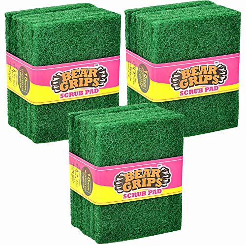 BEAR GRIPS Scrub pad for Utensils Cleaning in Kitchen Long Lasting Stain Removal Scrubber - Pack of 21 - Image 1